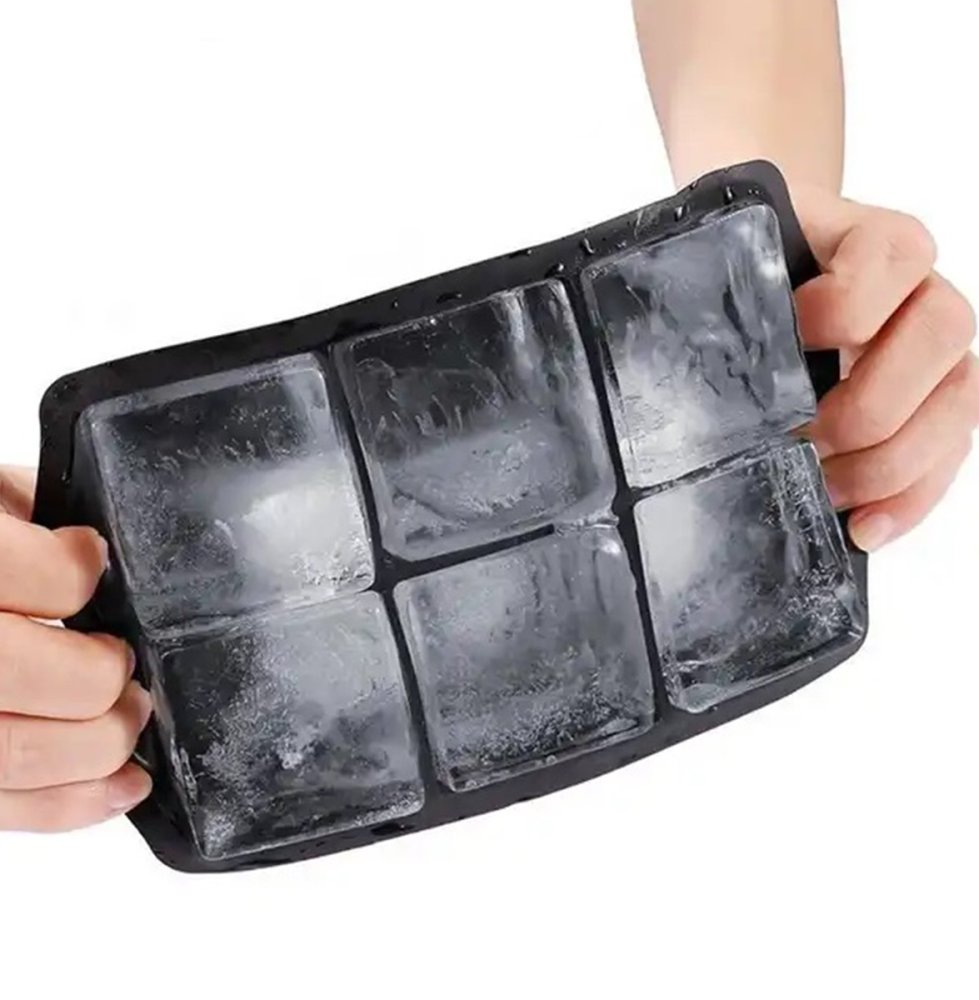 Silicone Ice Cube Mold, Black (1)
