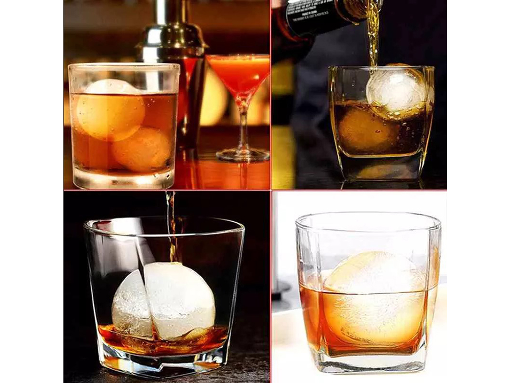 Ice Ball Mold, 4 pcs, 5 cm (0)