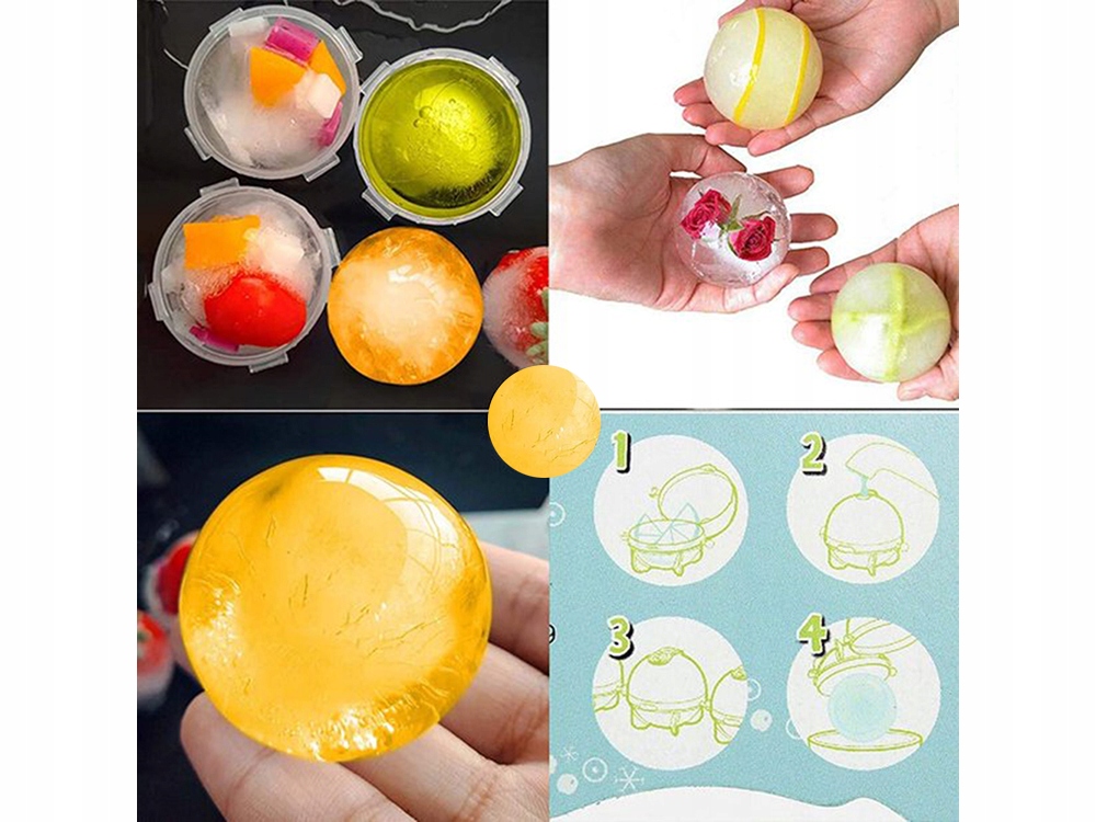 Ice Ball Mold, 4 pcs, 5 cm (1)
