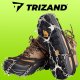 Trizand Ice Snow Traction Cleats Crampons Anti-Slip Snow Shoes Cleats for Men Women Hiking, Size 36-40