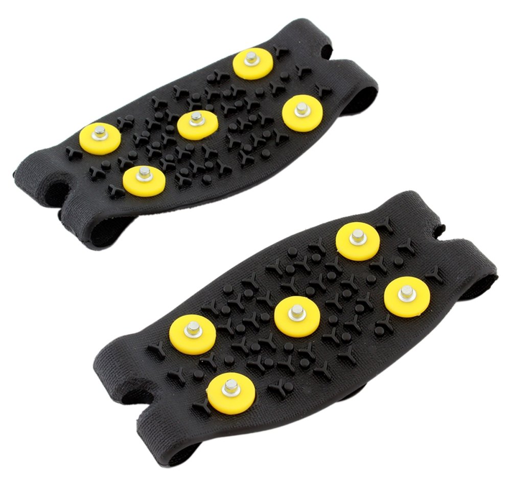 Anti-Slip Ice Cleats with 10 Spikes for Shoes, Size 36-41 (0)