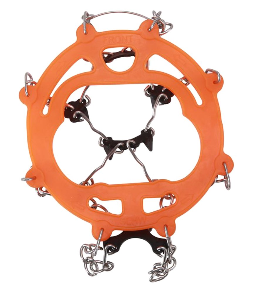 Anti-Slip Ice Cleats for Shoes and Boots, 8 Spikes, Size 38-45 (2)
