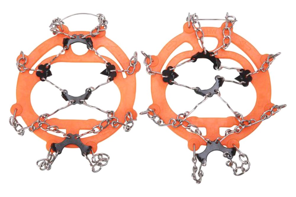 Anti-Slip Ice Cleats for Shoes and Boots, 8 Spikes, Size 38-45 (0)