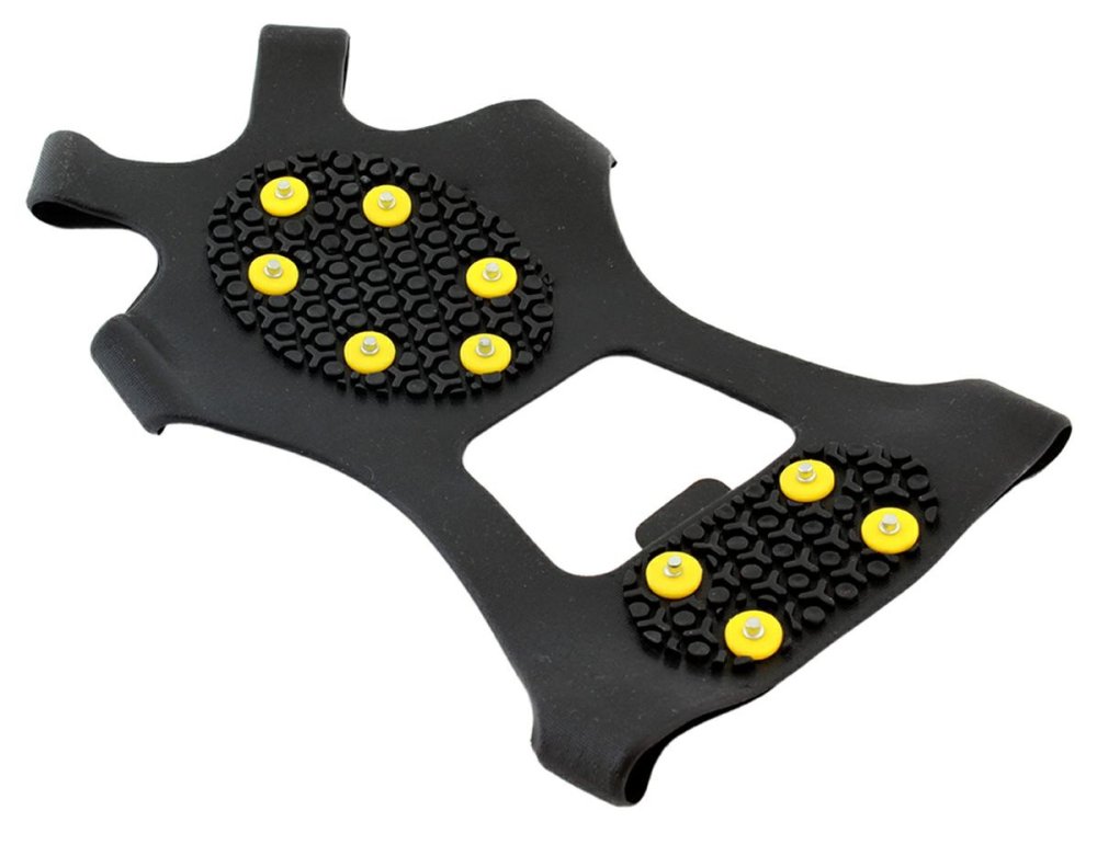 Ice Snow Traction Cleats Crampons Anti-Slip Snow Shoes Cleats for Men Women Hiking, Size 40-44 (0)
