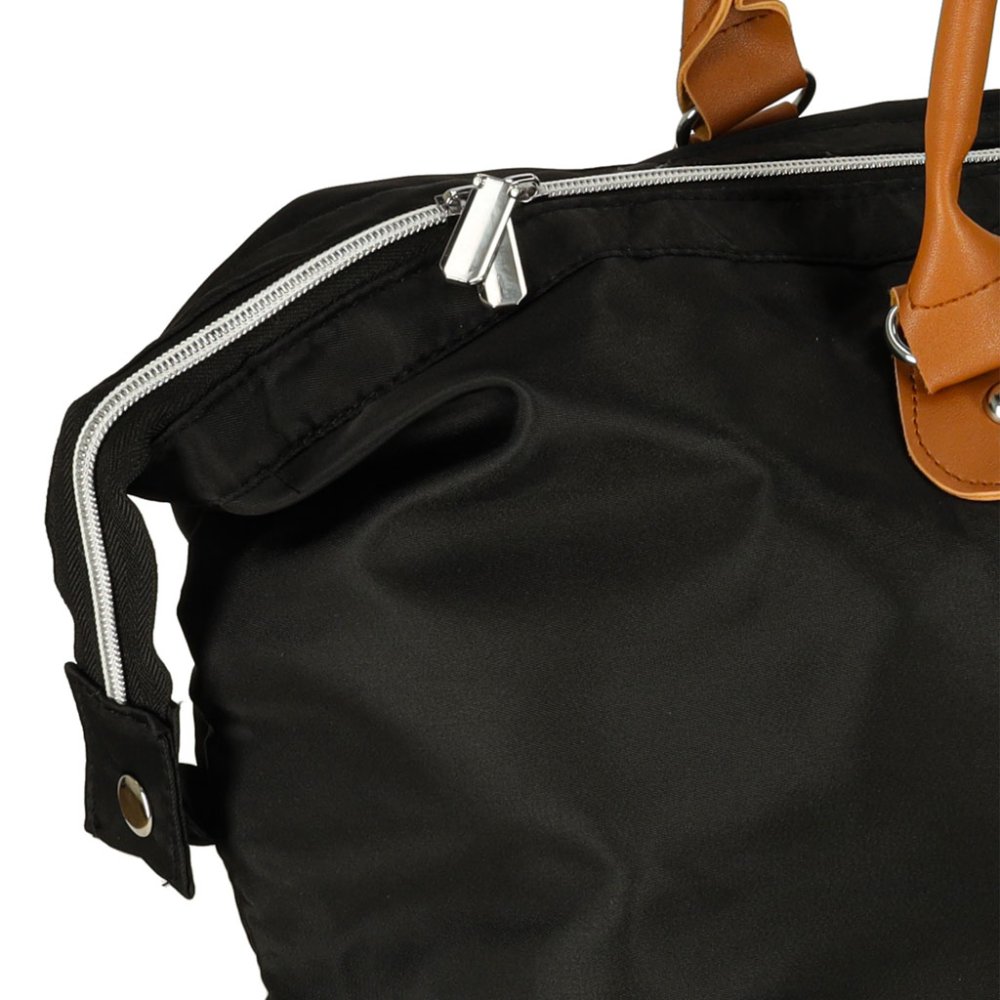 Multifunctional Diaper Bag for Stroller with Organizer Pouches, Black (3)