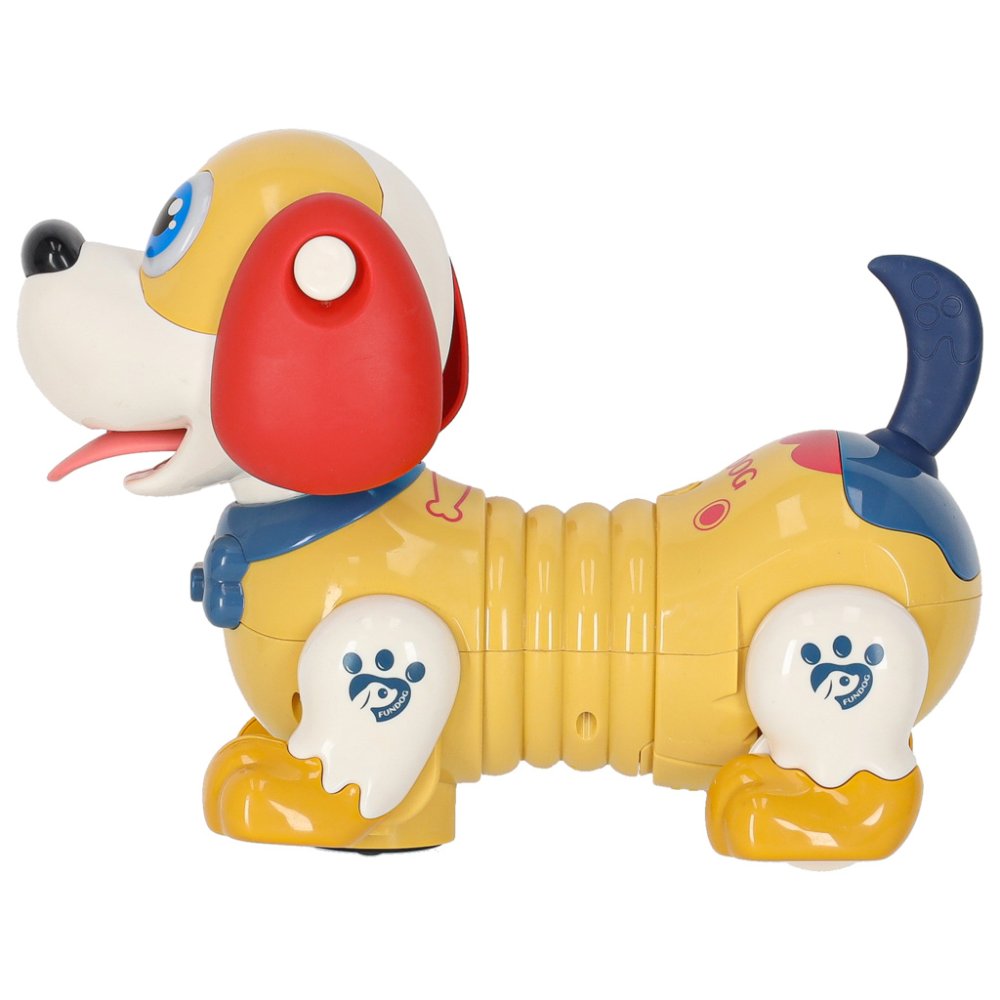 Interactive Robot Dog Toy with Bone Responds to Touch (3)