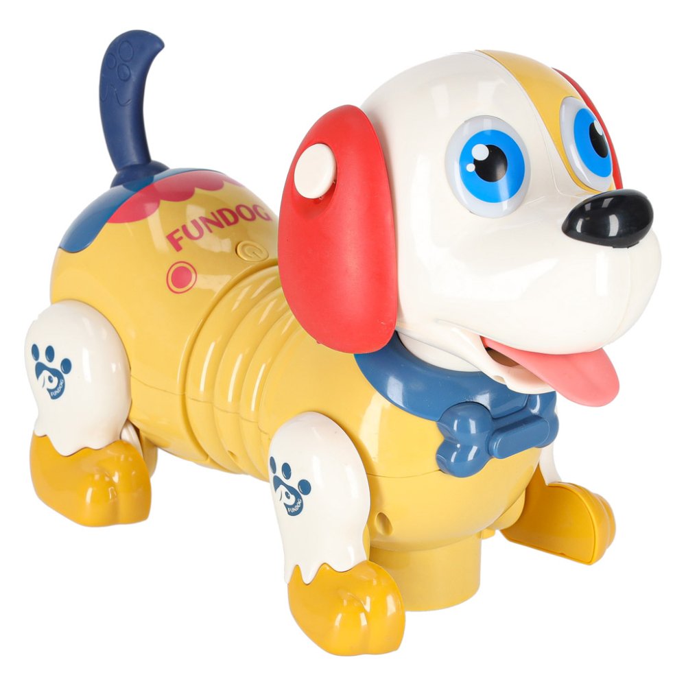 Interactive Robot Dog Toy with Bone Responds to Touch (0)