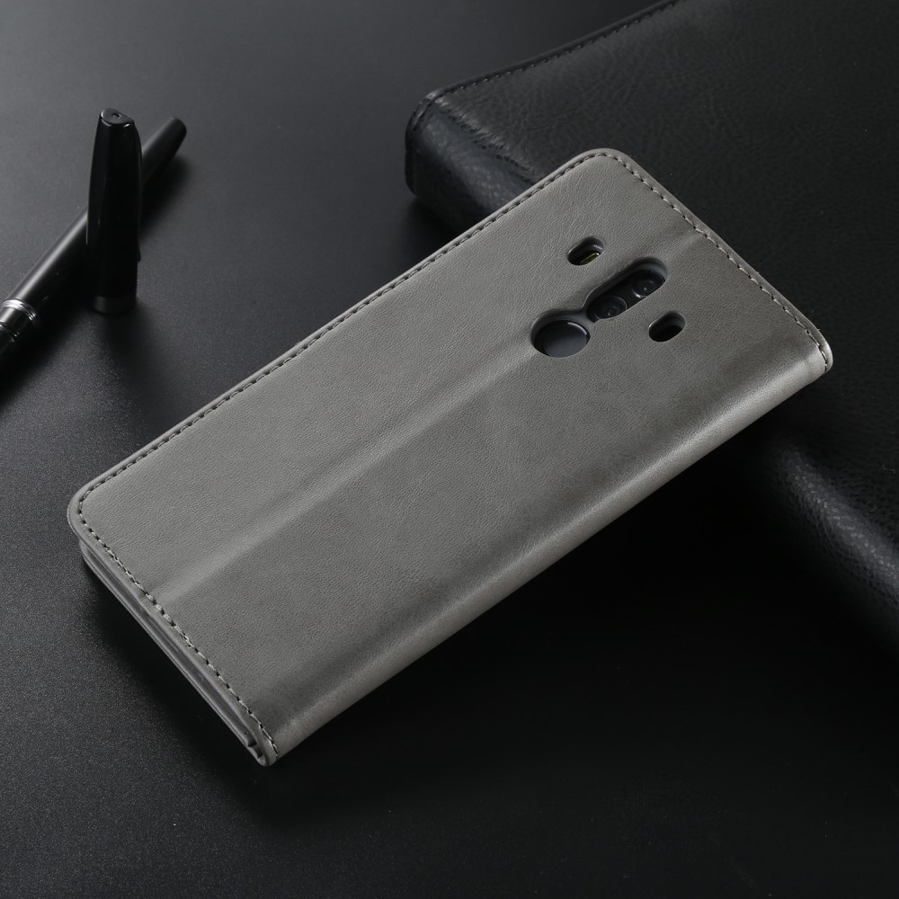 Huawei Mate 10 Pro 2017 (BLA-L09, L29) LC.IMEEKE PU Leather Wallet Case Cover, Grey (0)