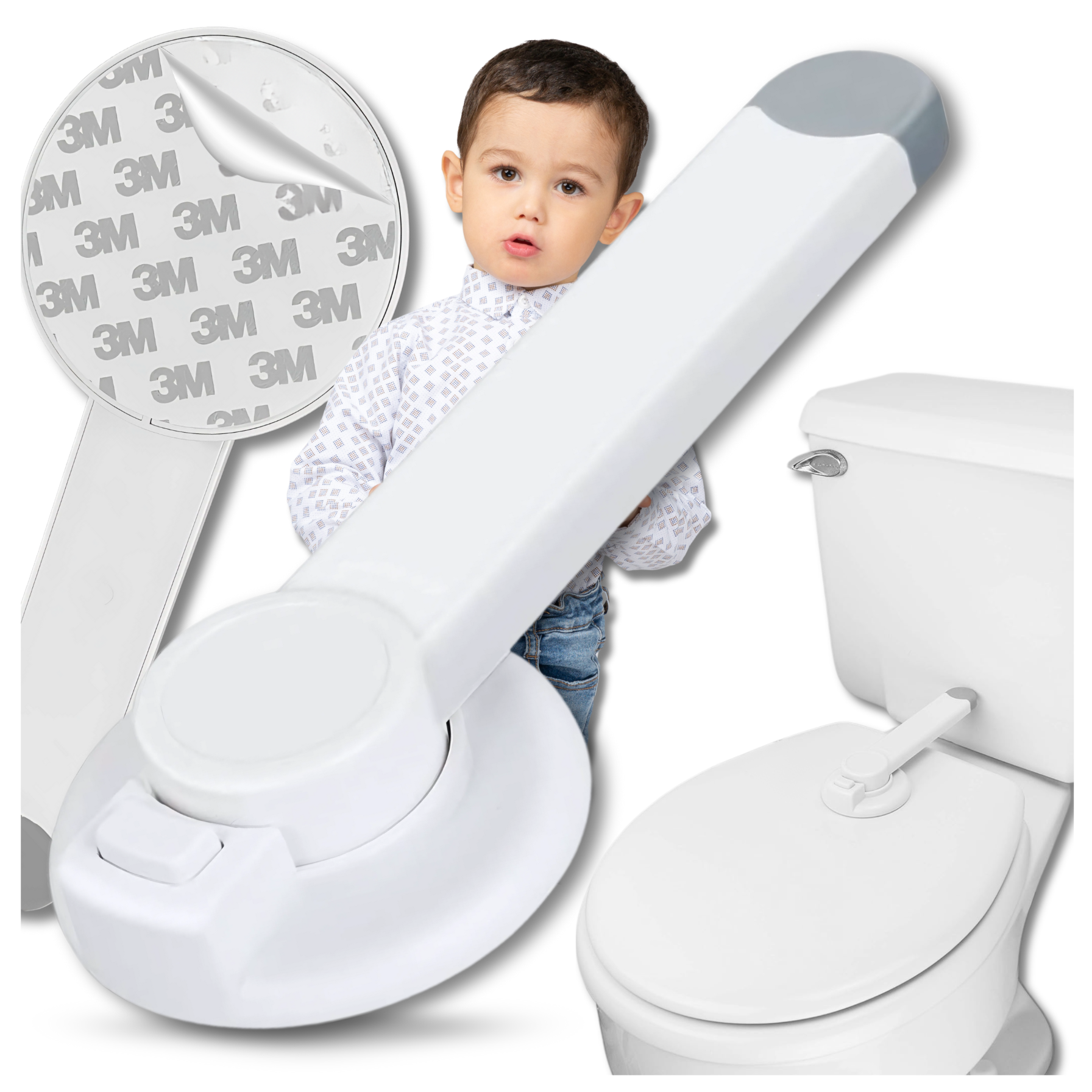NiceKids Child Safety Toilet Seat Lock for Baby Proofing