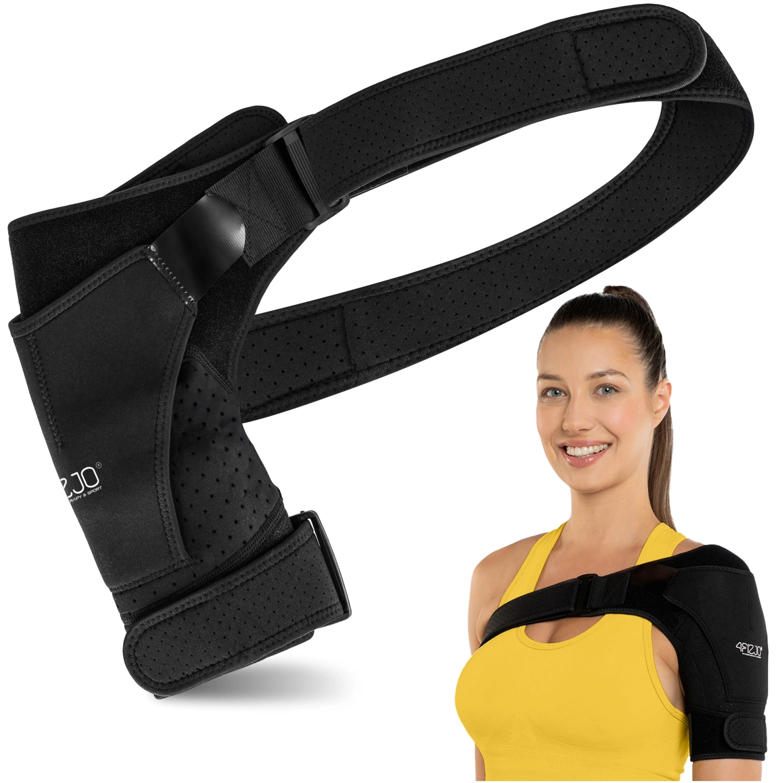 Universal Shoulder Brace for Stability and Support 4FIZJO