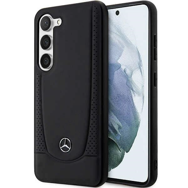 Samsung Galaxy S23 FE (SM-S711B/DS) Mercedes Leather Urban Case Cover, Black