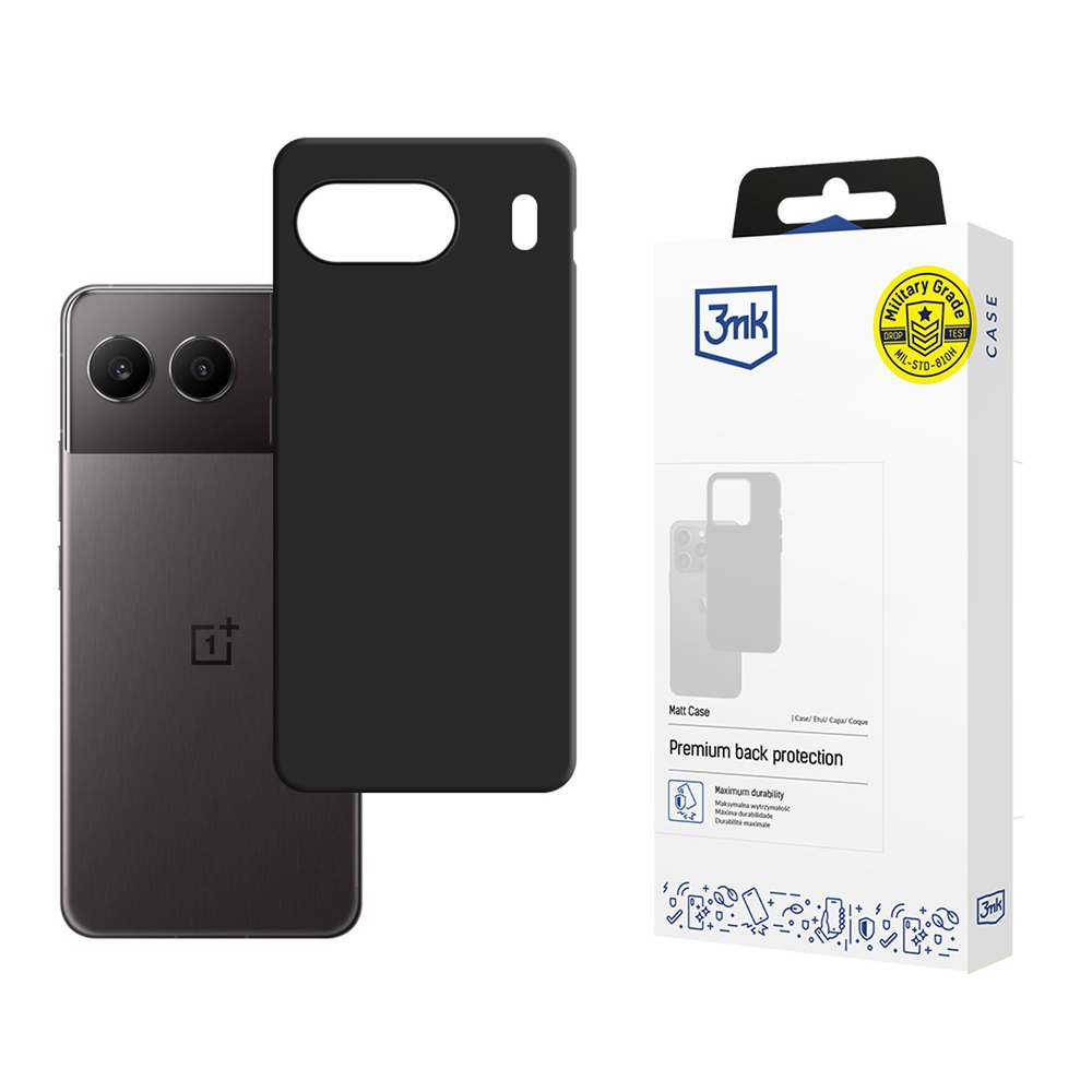 3mk Matt Phone Case Cover OnePlus Nord 4 - Black
