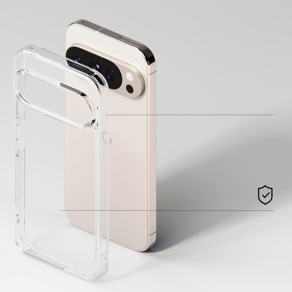 Google Pixel 10 Pro XL Ringke Fusion Case Cover, Clear (2)