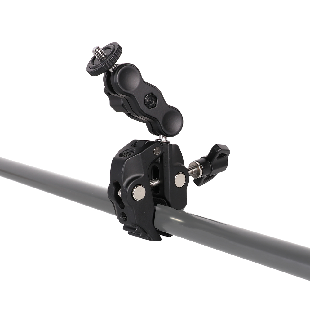Phone and sports camera holder with clamp (0)
