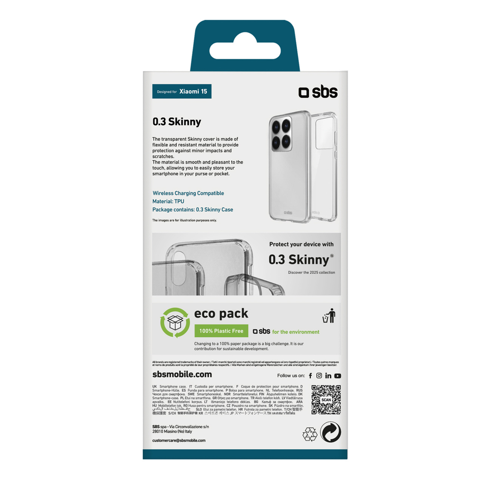 Clear Phone Case SBS Xiaomi 15 Transparent (1)