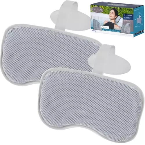 Bestway Lay-Z-Spa Headrest Pillows, 2 Pack, 60316
