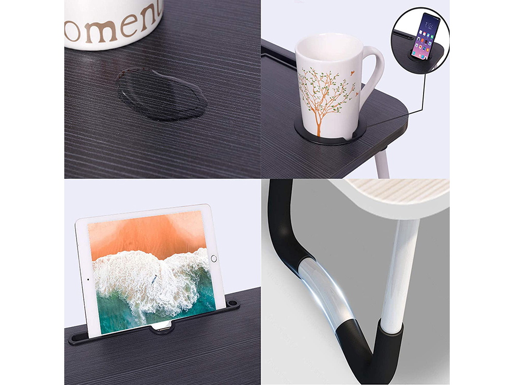 Folding Laptop Table, Black (1)