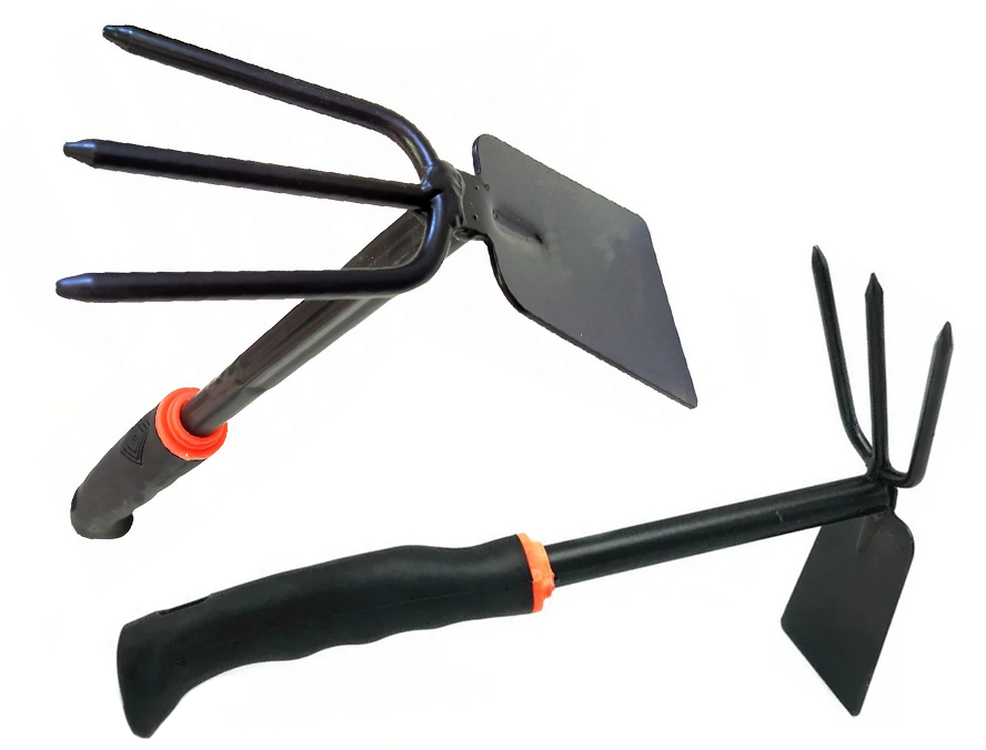 Two-Sided Garden Hoe Shovel Claw Rake Hand Digger For Plants (2)