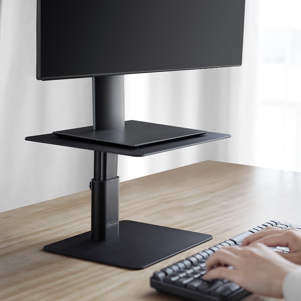 Nillkin HighDesk Tall Stand Monitor Desktop Support Holder, Black (4)