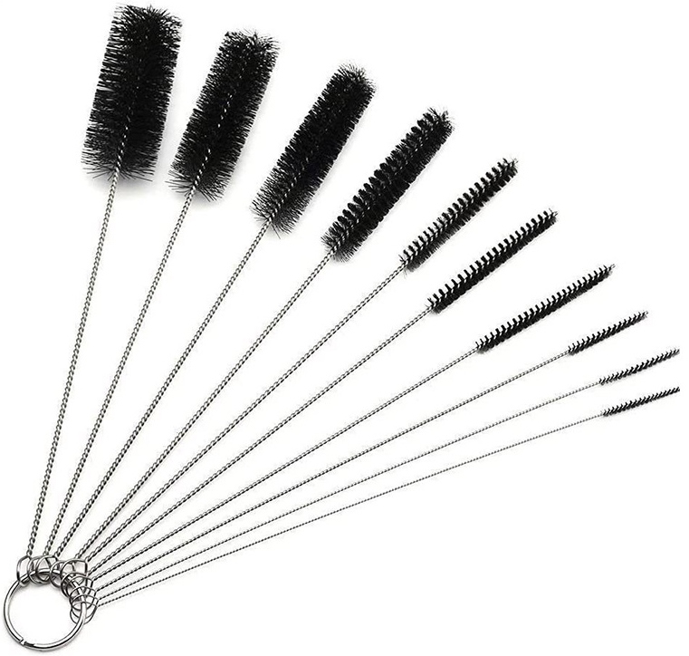 Set of Brushes for Cleaning Coffee Machine Bottles, 10 pcs.