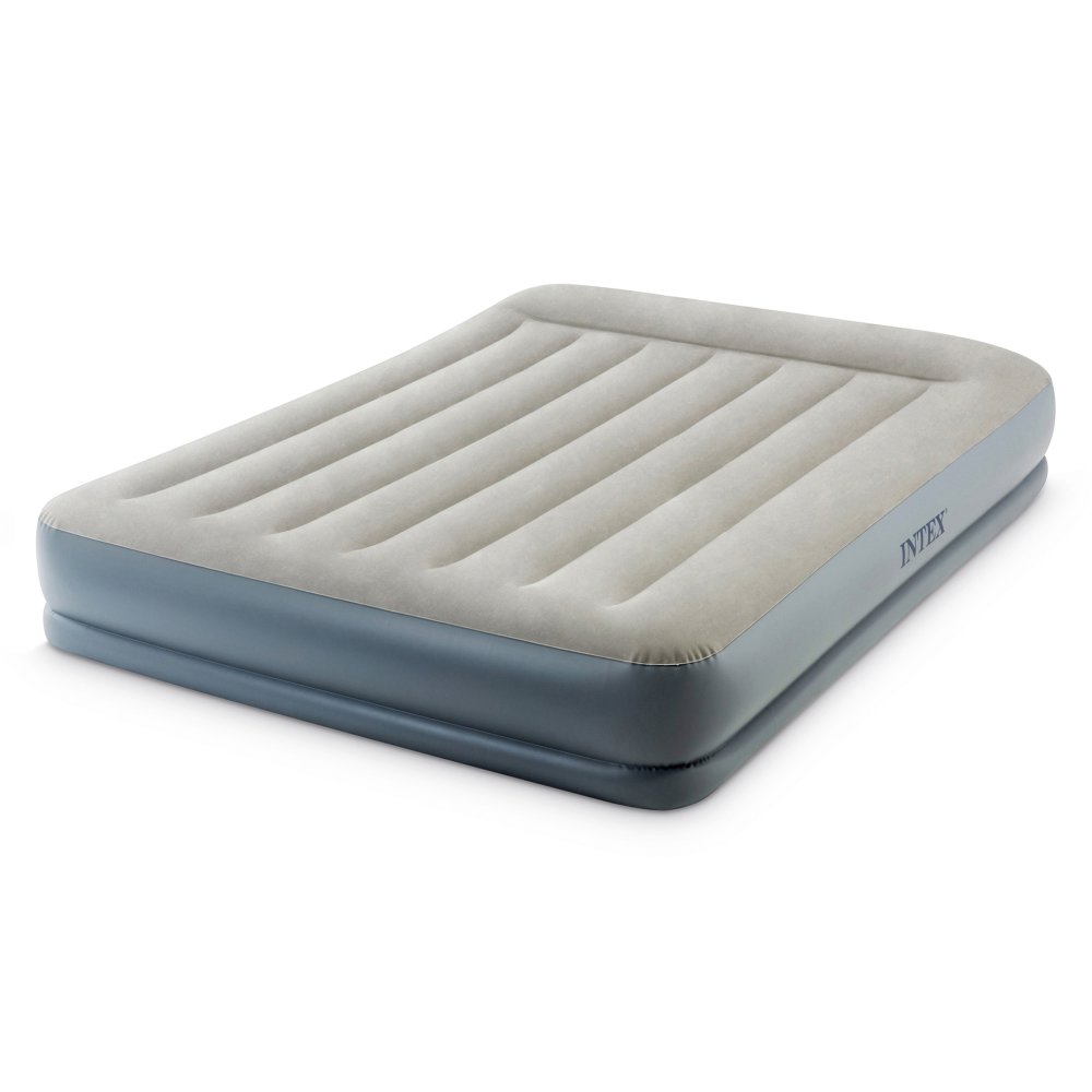 Intex 64118 Double Air Mattress with Built-in Electric Pump, 203x152 cm (1)