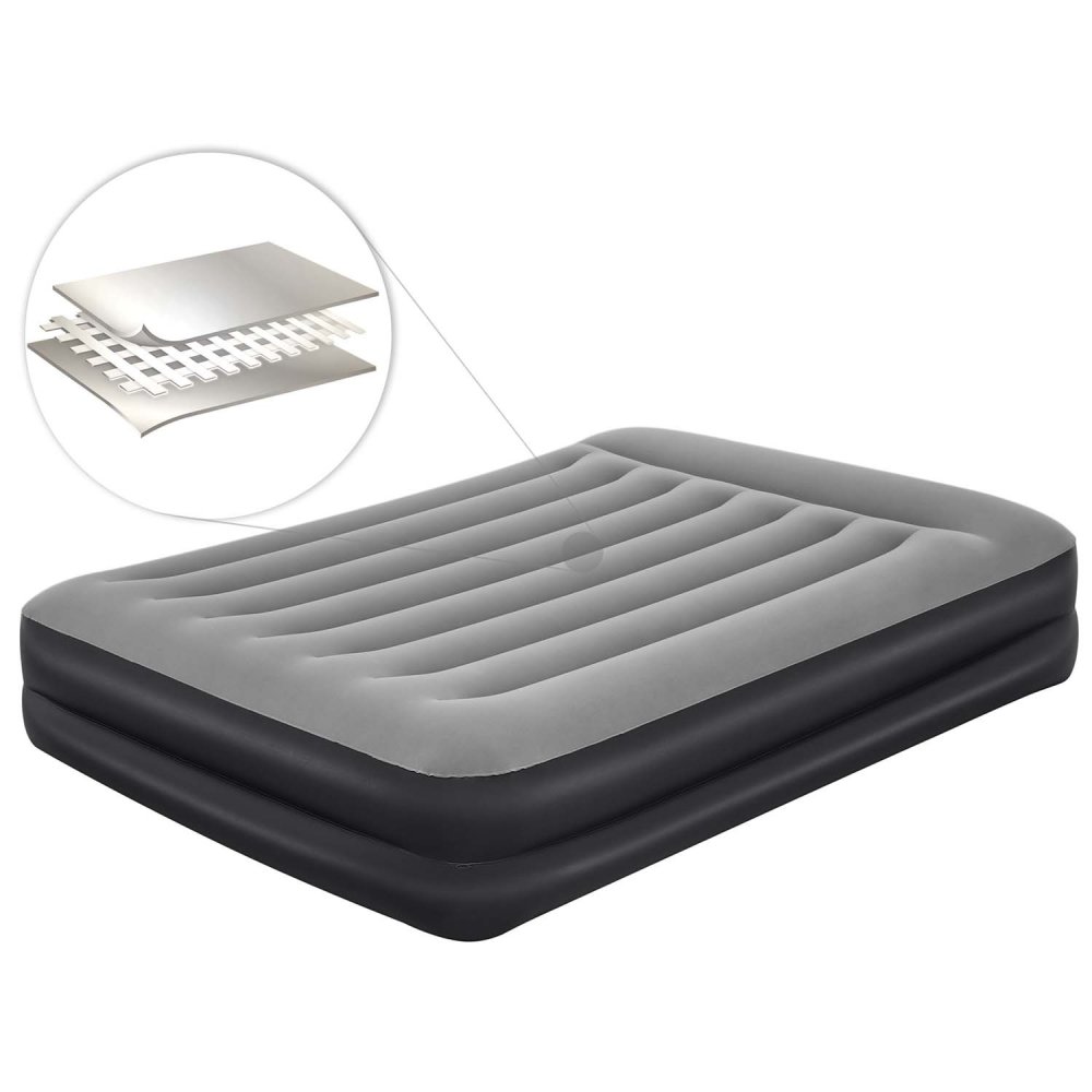 Bestway Inflatable Air Mattress 203x152x46 cm with Built-in Electric Pump (3)