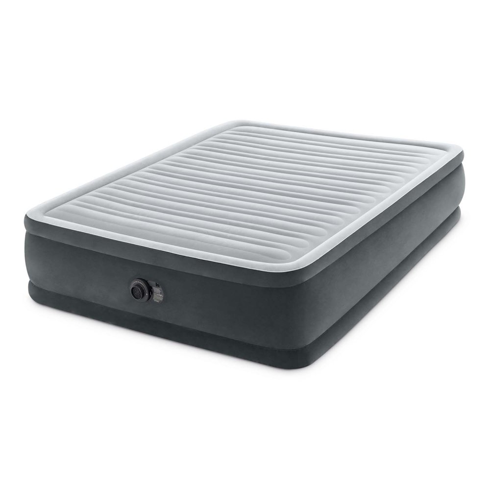 Inflatable Air Mattress 203x152x46cm with Built-in Electric Pump INTEX 64414ND (1)
