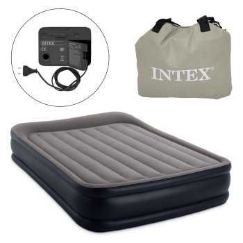 Inflatable Air Mattress 203x152x42 cm with Built-in Electric Pump INTEX 64136ND