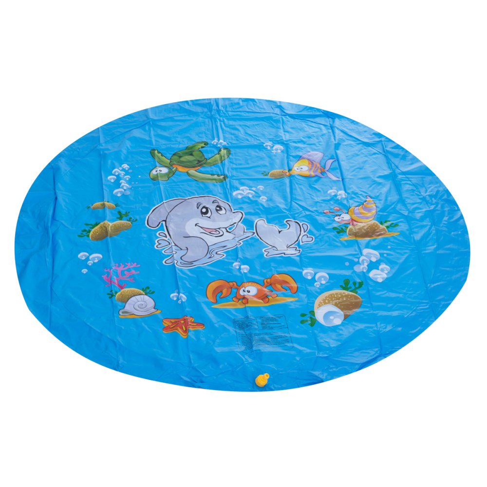 Kids Inflatable Wading Pool with Fountain, Splash Play Mat, 170 cm (3)