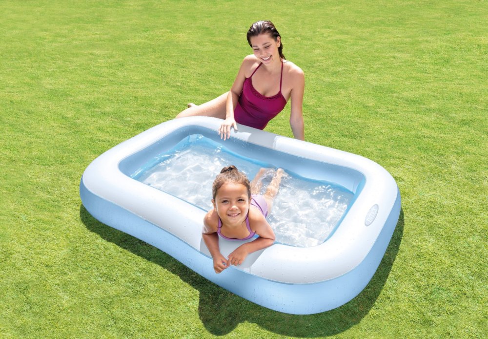 INTEX 57403 Inflatable Kids Paddling Pool with Soft Floor (0)