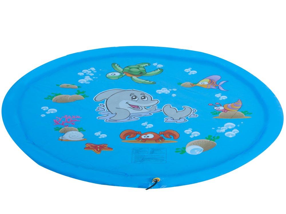 Kids Inflatable Wading Pool with Fountain, Splash Play Mat, 170 cm (7)