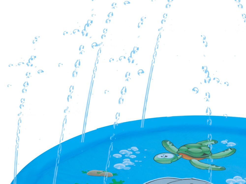Kids Inflatable Wading Pool with Fountain, Splash Play Mat, 170 cm (6)