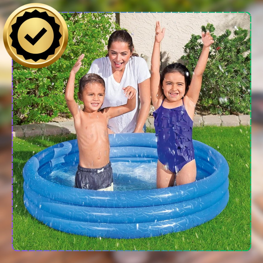 Bestway Inflatable Kids Paddling Pool 122 x 25 cm, Blue (2)