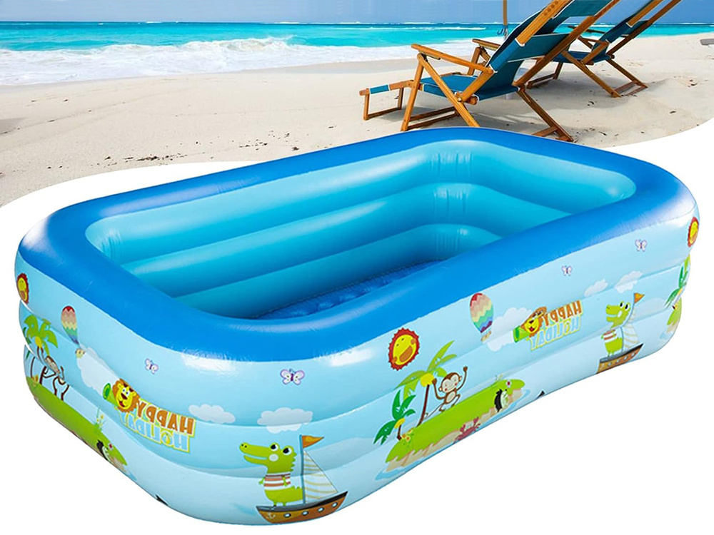 Inflatable Kids Pool, 165x110 cm (5)