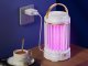 Rechargeable Hanging UV LED Bug Zapper Lamp with 2 Modes