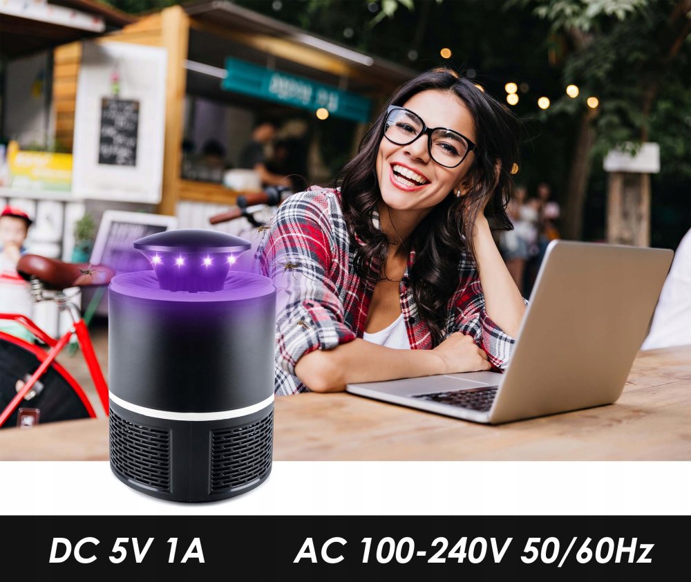 Mosquito Killer LED Lamp Fly Bug Insect Trap, 5W (5)