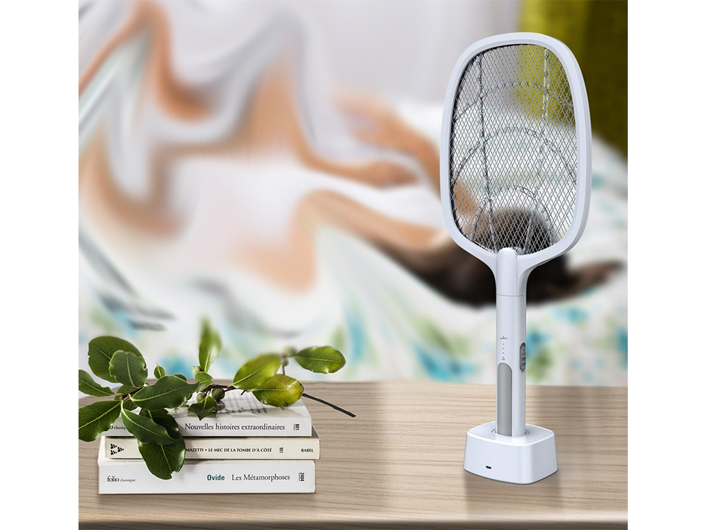 Electric Fly Swatter Mosquito Killer UV Lamp Fly Bug Insect Trap (3)