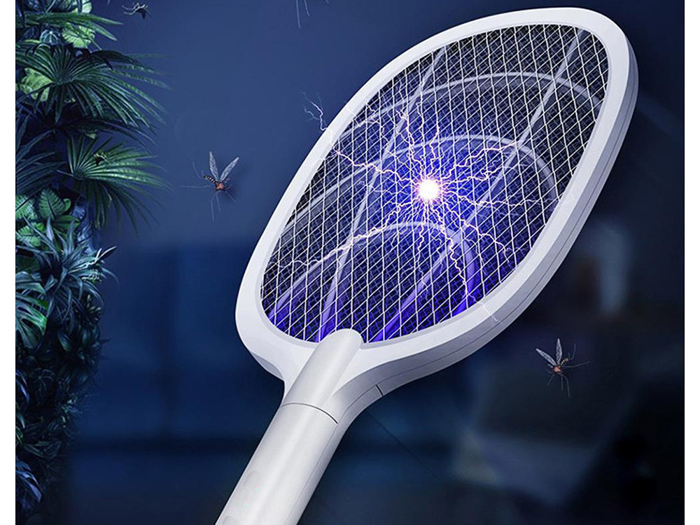 Electric Fly Swatter Mosquito Killer UV Lamp Fly Bug Insect Trap (8)