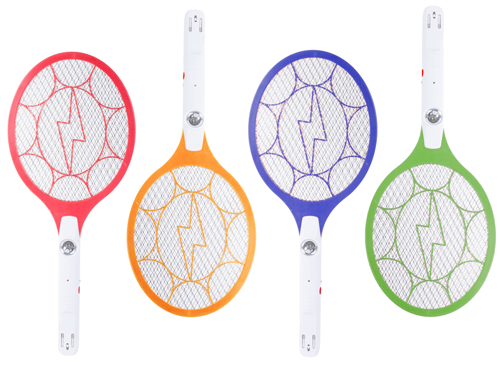 Rechargeable Electric Fly Swatter with a Flashlight Mosquito Killer Fly Bug Insect Trap, Different colors (0)