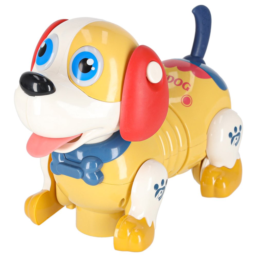 Interactive Robot Dog Toy with Bone Responds to Touch (2)