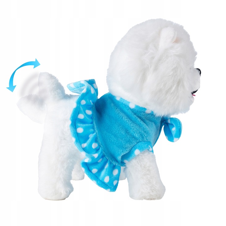 Interactive Toy Plush Dog with Leash (1)