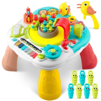Ricokids RK-821 2-in-1 Educational Activity Table and Board
