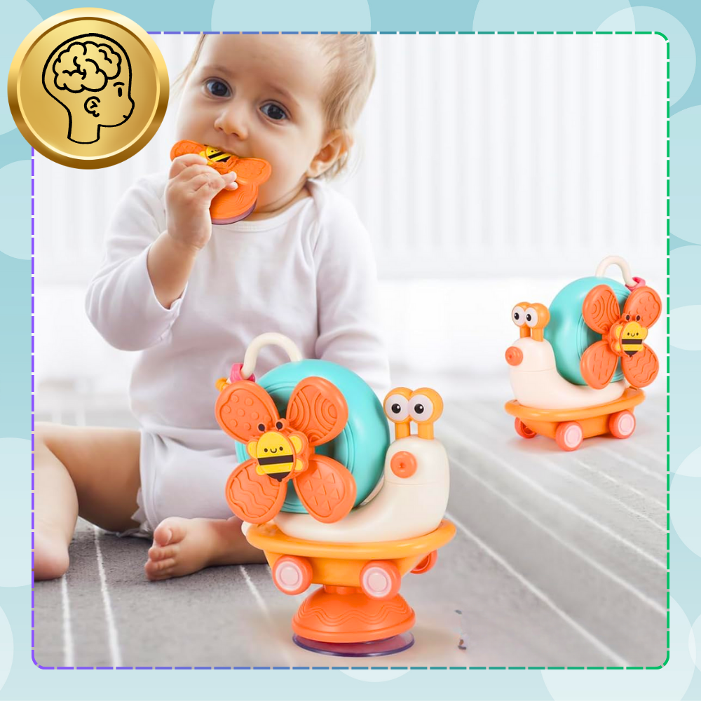 Interactive Sensory Educational Toy "Snail" (3)