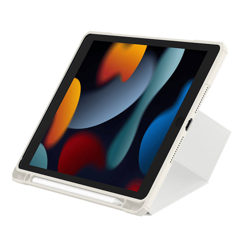 Apple iPad 10.2" 2019 / 2020 / 2021 Baseus Minimalist Tablet Cover Case, White (0)