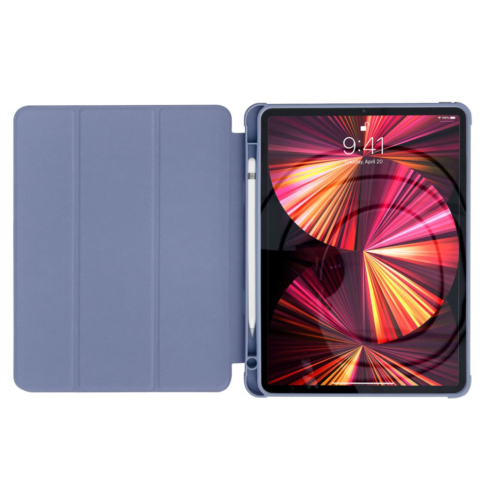 Apple iPad Pro 11 ( 2020, 2021 ) Stand Tablet Case Cover with Kickstand, Blue (0)