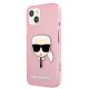 Apple iPhone 13 mini 5,4\" Karl Lagerfeld Glitter Karl Head Case Cover (KLHCP13SKHTUGLP), Pink