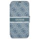 Apple iPhone 13 mini 5.4\" Guess 4G Stripe Book Case Cover (GUBKP13S4GDBL), Blue