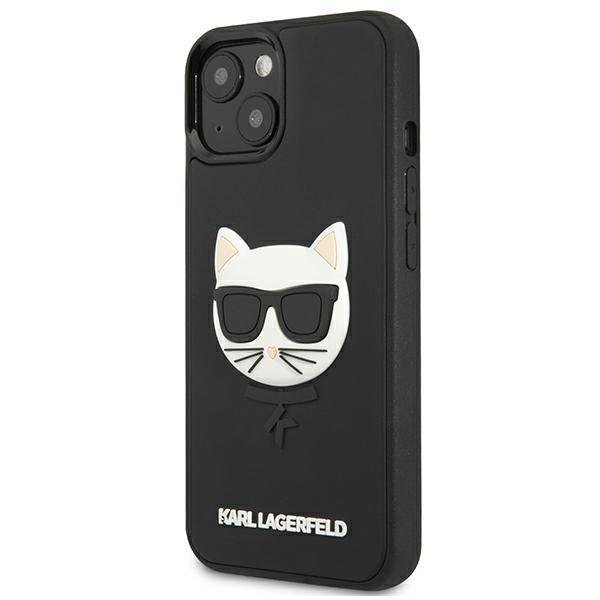 Apple iPhone 13 mini 5.4" Karl Lagerfeld 3D Rubber Choupette Case Cover (KLHCP13SCH3DBK), Black (0)
