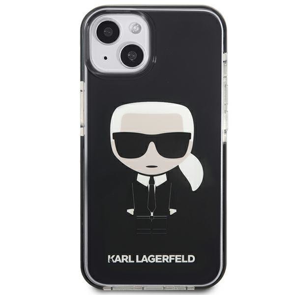 Apple iPhone 13 mini 5.4" Karl Lagerfeld Iconik Karl Case Cover (KLHCP13STPEIKK), Black (1)