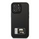 Karl Lagerfeld Ikonik Patch Silicone Case for iPhone 13 / 13 Pro - Black